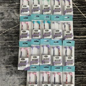 Colorful Ear Buds Headphones- 19 ct